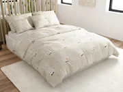 Lenjerie de pat din microfibra WHITE RABBIT, bej Dimensiune lenjerie de pat: 70 x 90 cm | 140 x 200 cm