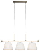 Markslöjd 108975 - Lustră suspendată pe cablu OXFORD 3xE14/40W/230V, alamă/albă