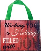 Ornament Craciun MAGIC HOLIDAY, 8x6cm