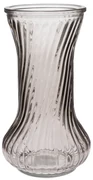Vază de sticlă Vivian, maro, 10 x 21 cm