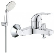 Pachet baterie cada Grohe + set dus Grohe 2 tipuri jet, furtun 1,25m (23768000,27799001)