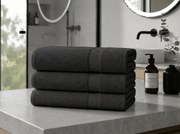 Prosop CLARYSSE ELEGANCE 60x110 cm antracit, 100% bumbac