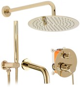 Baterie de dus incastrata Lungo aurie