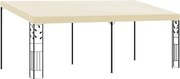 vidaXL Pavilion de perete, crem, 6 x 3 x 2,5 m