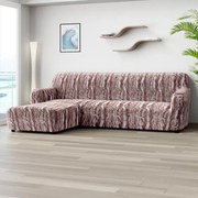Gaico Huse bielastice OCEANO NOU bordo-maroniu canapea cu otoman stânga (l. 170 - 300 cm)