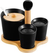 Set de condimente Florina Adria, negru