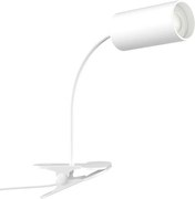 Immax 08294L - Lampă flexibilă cu clemă PUNTO 1xGU10/9W/230V albă