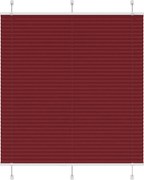 vidaXL Jaluzea plisată Bordeaux Roșu 120x150 cm Lățime țesătură