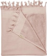 Prosop de plaja WALRA roz 90 x 180 cm, 100% bumbac
