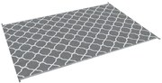Outsunny Covor de Exterior cu Geantă de Transport și Protecție UV, 182x274 cm, Gri Deschis | Aosom Romania