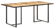vidaXL Masă de bucătărie, 180 cm, lemn de mango nefinisat