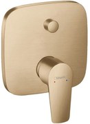 Baterie cada sau dus Hansgrohe Talis E incastrata pentru corp ingropat, bronz periat Bronz periat