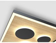 Wofi 9012-306S - Plafonieră LED reglabilă DIJON LED/26W/230V