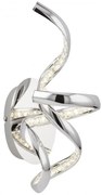 Aplica de perete LED moderna design cromat Twirls 12W 9208CC SRT