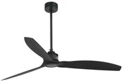 Ventilator de tavan cu telecomanda design modern JUST FAN negru