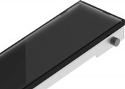 Mexen Flat MGB mască pentru scurgere liniară 80 cm, sticlă neagră - 1026080