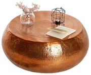 Masuta Living eleganta din metal Optik 80cm cupru A-38395 VC