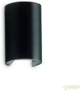 Aplica LED iluminat exterior design modern cu protectie IP44 APOLLO AP2 ROUND negru 137391