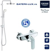 Sistem dus Grohe New Tempesta 210(26381001)+baterie dus Eurosmart Cosmo(32837000)