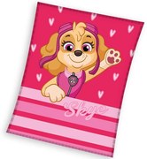 Carbotex Pătură pentru copii Paw Patrol PilotSkye, 110 x 140 cm