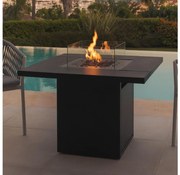 Șemineu de exterior pe gaz Planika Square Table GAS 79,7x90 cm 10kW