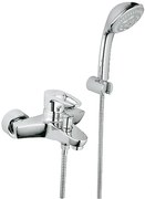 Baterie cada cu dus Grohe Europlus, set de dus inclus, crom - 33547001