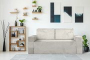 Canapea multifunctionala Smart 2 in 1, 177x80x70 cm, Beige