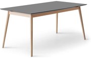 Masă de dining gri antracit/în culoare naturală extensibilă 100x210 cm Meza – Hammel Furniture