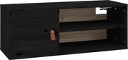 vidaXL Dulap de perete, negru, 80x30x30 cm, lemn masiv de pin