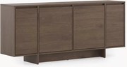 Comodă Zolia 180 cm cu 4 uși - nuc elegant