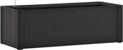 vidaXL Strat înălțat grădină sistem auto-udare, antracit, 100x43x33 cm