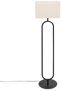 Lampă de podea Alec negru înălțime 154 cm