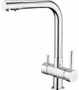 Baterie bucatarie Deante H317 mm crom 3 cai