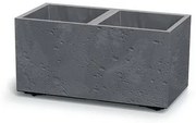 Ghiveci de flori SIERRA CASE BETON EFFECT 57,7 cm, gri