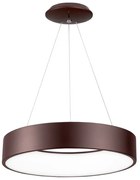 Lustra moderna suspendata LED 3000K Ã˜60cm RANDO maro NVL-6167209