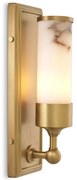 Aplica de perete design LUX Valentine alama antic/ alabastru