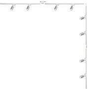 Zuma Line 3583 - Spot pentru șină TUBE 8xGU10/35W/230V, alb