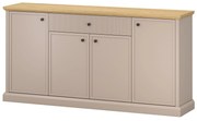 Comodă Indices 3 (taupe + stejar pietros) . 1116871