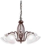 Candelabru design clasic cu decor ceramic realizat manual FERRARA