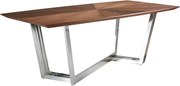 Masa dining eleganta design LUX Walnut Veneered 220x110cm