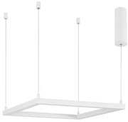 Lustra suspendata LED dimabila design modern ETERNA alb NVL-9990735