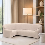 Nueva Textura Huse super elastice RUBINIA smântânii colţar (l. 340 - 540 cm)