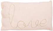 Perna decorativa copii LOVE 50x30cm, roz