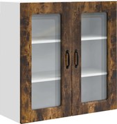 vidaXL Dulap de bucătărie Kalmar Stejar fumuriu 80 x 31 x 80 cm