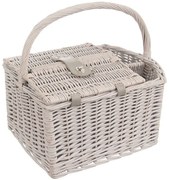 Coș împletit de picnic Orion Termo, 40 x 29x 26 cm