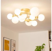 Lustră LED aplicată Brilagi MILLA 10xG9/3W/230V auriu/alb