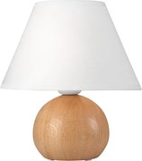 Lampă de masă JUTA 1xE27/60W/230V stejar/alb