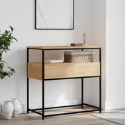 vidaXL Masă consolă, stejar sonoma, 75x40x75 cm, lemn prelucrat