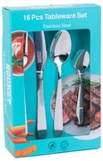 Set tacamuri 16 piese - 4 x furculite, cutite, linguri, lingurite - Baker s Secret