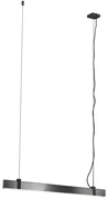 Lustra LED suspendata design modern Lilt gri inchis